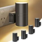 Ufanore 4 Pack Night Light Plug in, LED Night Lights with Auto Dusk to Dawn Sensor, Adjustable Brightness 0-100LM, Soft White 3000K, Kid Night Lights for Bedroom, Kitchen, Hallway, Stair, with AU Plug