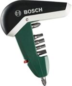 Bosch Accessories 7-piece Pocket Screwdriver Bit Set (Compact, Bits in Handle, Accessories Screwdrivers)